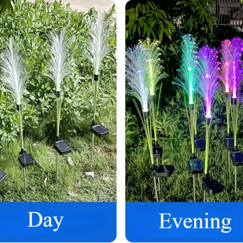 7 Color Solar Automatic Color-changing Setaria Light Breathing Gradient Light Garden Approach Lawn Garden Landscape Light