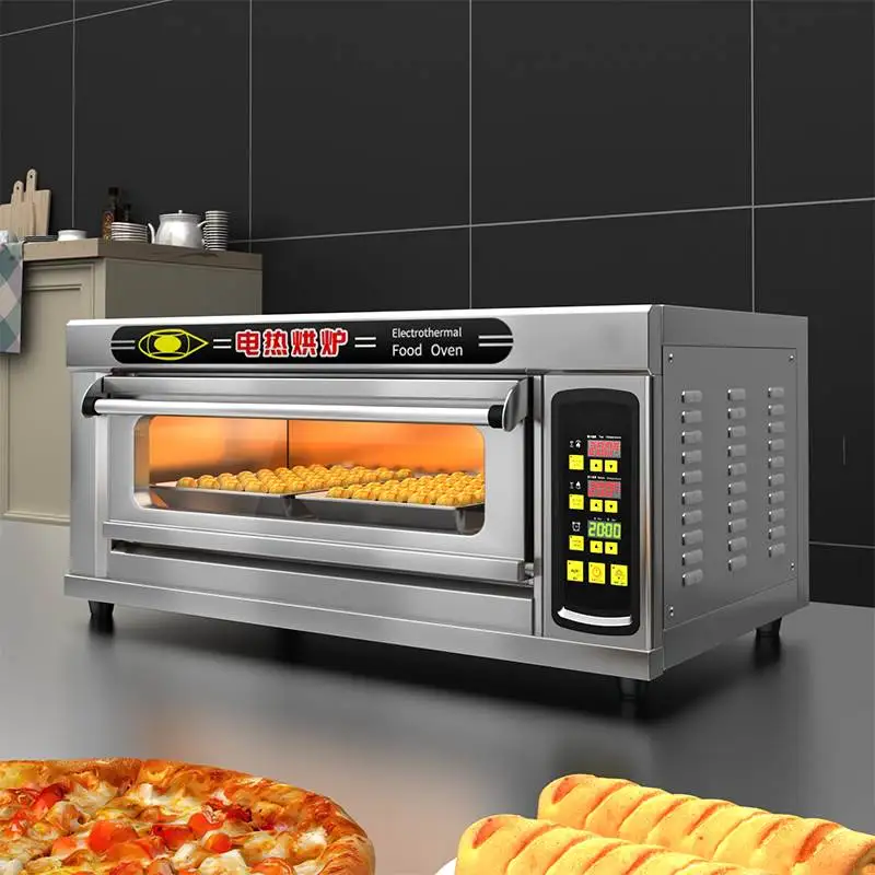 

electric oven commercial one-layer double-layer plate baking special large capacity