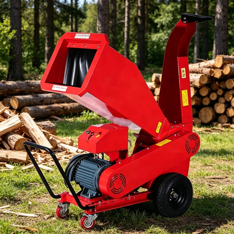 

Portable Wood Chipper Shredder Electric Garden Branch Crusher for Yard Tree Leaves Mulcher