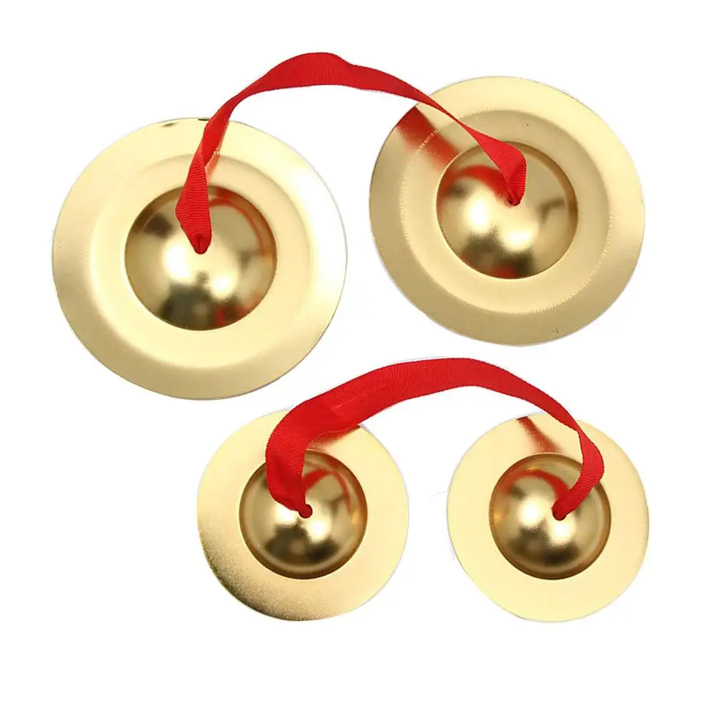 

1 Pair Cymbals Children Toys Hand Cymbals Copper Hand Finger Cymbals Gong Percussion Musical Instruments Drop Shipping