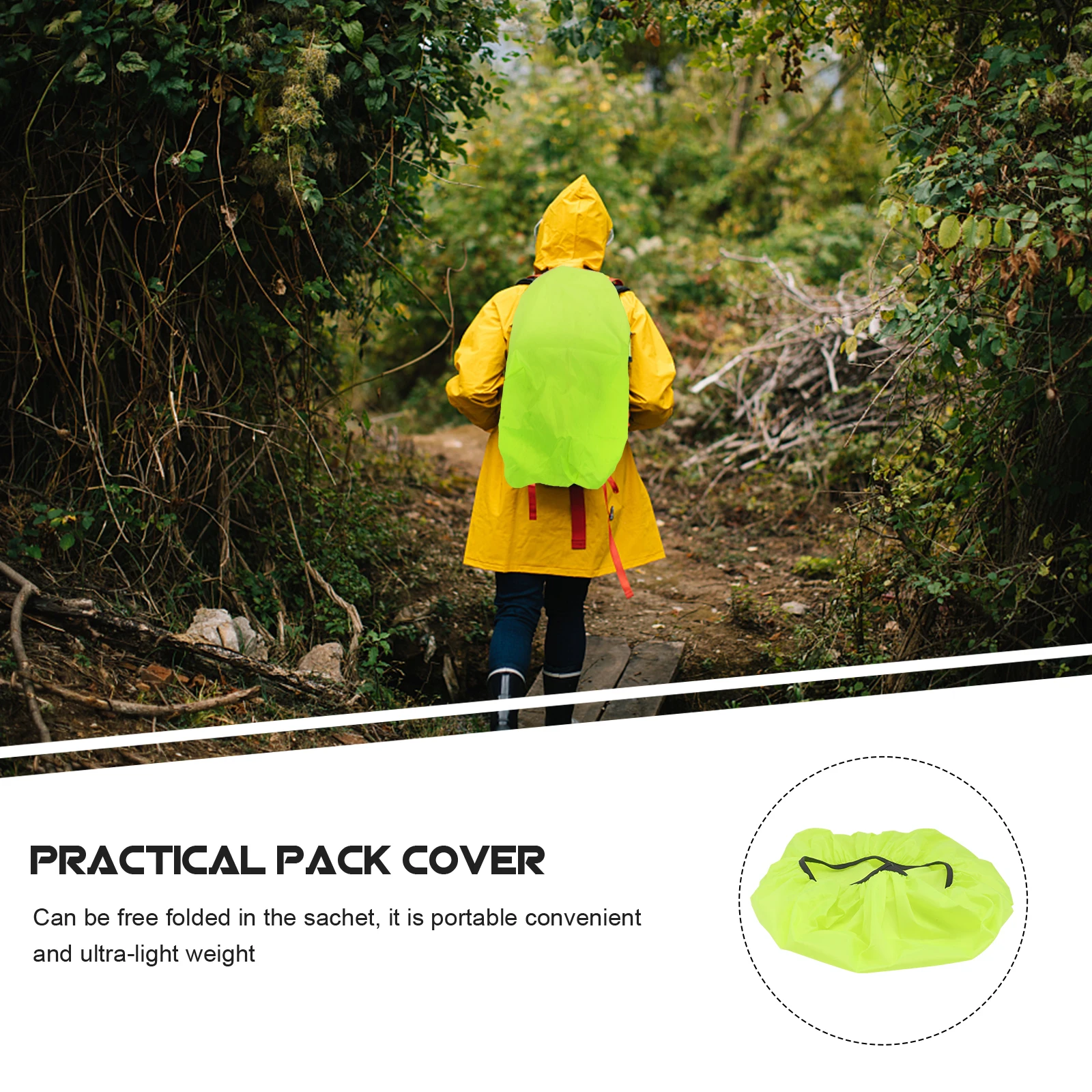 

Waterproof Backpack Cover 45L Rucksack Outdoor Travel Hiking Pack Protector Foldable Outdoor Bag Cover Lightweight Blue