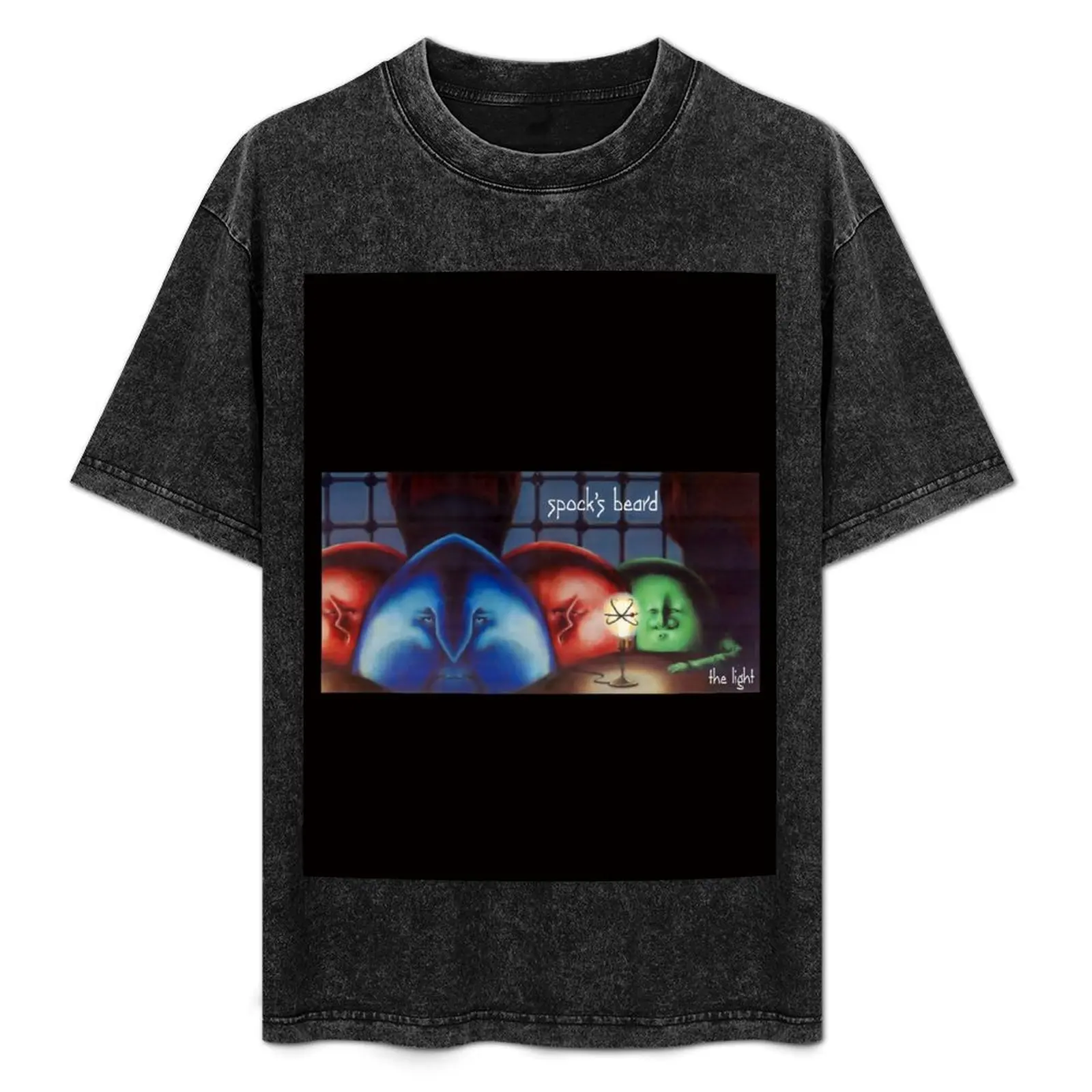 

Spock's Beard The Light front/back album cover T-Shirt Basic Regular Fit Casual T-Shirt