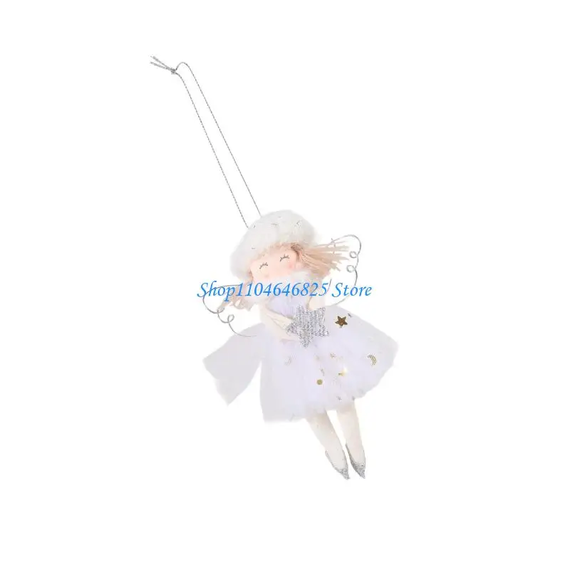 

Festival Angel Tree Decoration Cloth Ornament Home Celebration Accessory Multipurpose Home Styling Tool