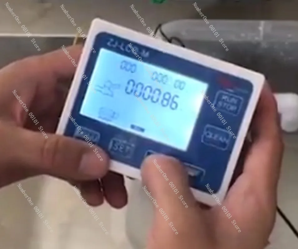 Smart LCD Digital Water Flow Controller, Quantitative Filling Machine Meter with Valve & Pump Control
