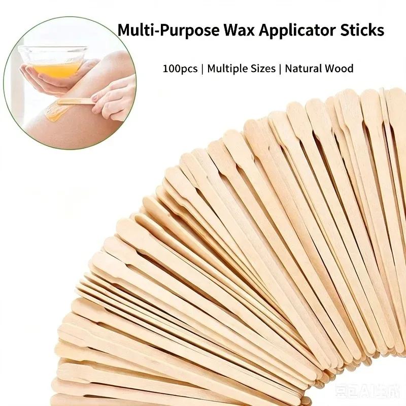 Disposable Beeswax Stick for Hair Removal Wax Paper Waxing Stick Waxing Eyebrow Trimming Stick Waxing Stick 88mm Pointed Tip