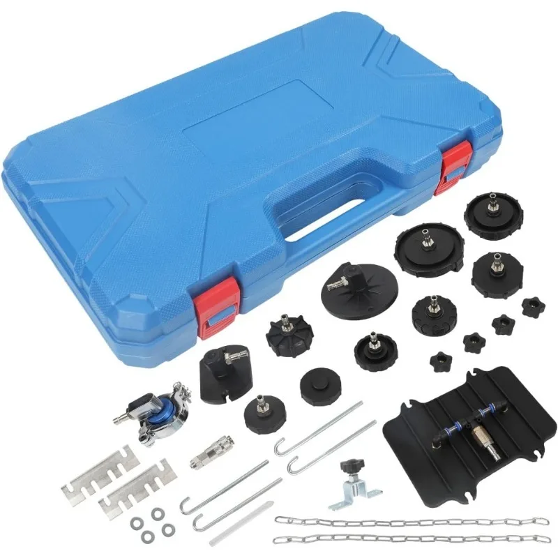 

Professional Brake Bleeder Kit 12Pcs with Quick Connector Master Cylinder Adapter Compatible with Most Cars