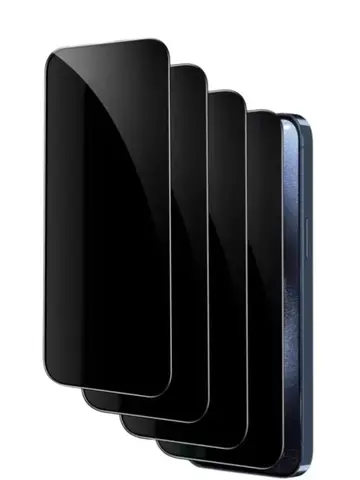 NNBILI 4PCS Privacy Screen Protectors For iPhone 15 13 12 14 16 17 Pro Max Mini Anti-spy Tempered Glass For iPhone 17Air Glass