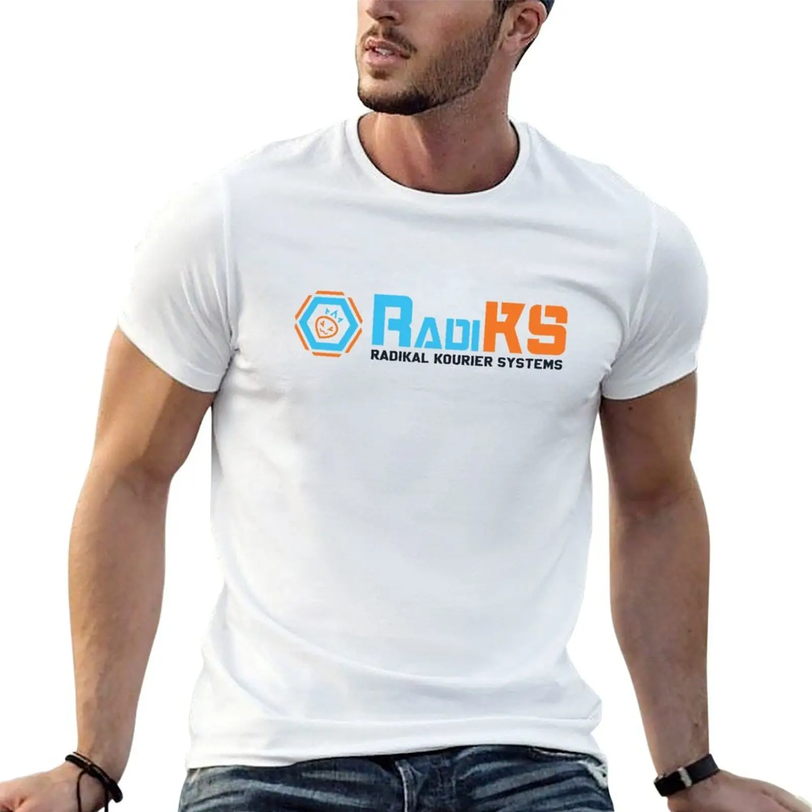 Camiseta Radikal Kourier Systems, paquete de camisetas de algodón, camiseta personalizada de algodón, camiseta 100% algodón