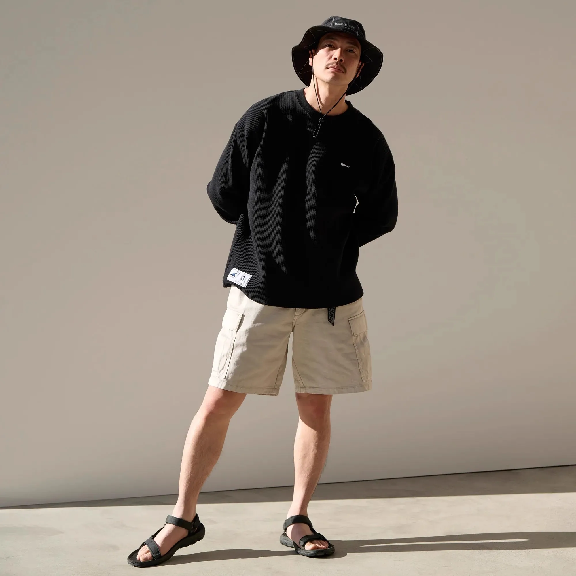 2025 DESCENDANT STALAR WAFFLE DCDT Waffle long sleeved base T-shirt TX1394