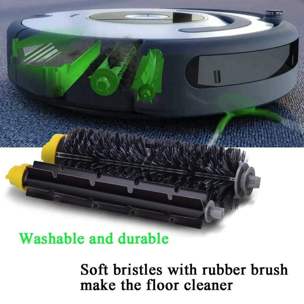 طقم بديل لسلسلة iRobot Roomba 600 ، مجموعة تجديد ، قطع غيار المكنسة الكهربائية ، 600 ، 620 ، 630 ، 650 ، 660 ،