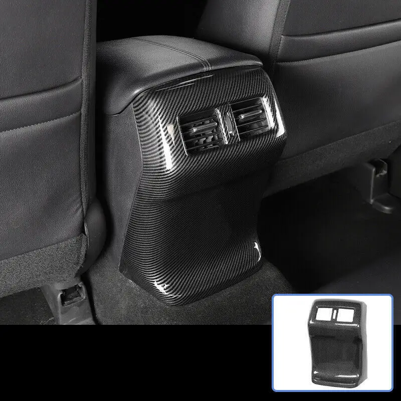 

for Honda for Accord 2013 - 2017 Carbon Fiber Rear Air Vent Vent Panel Cover Trim -