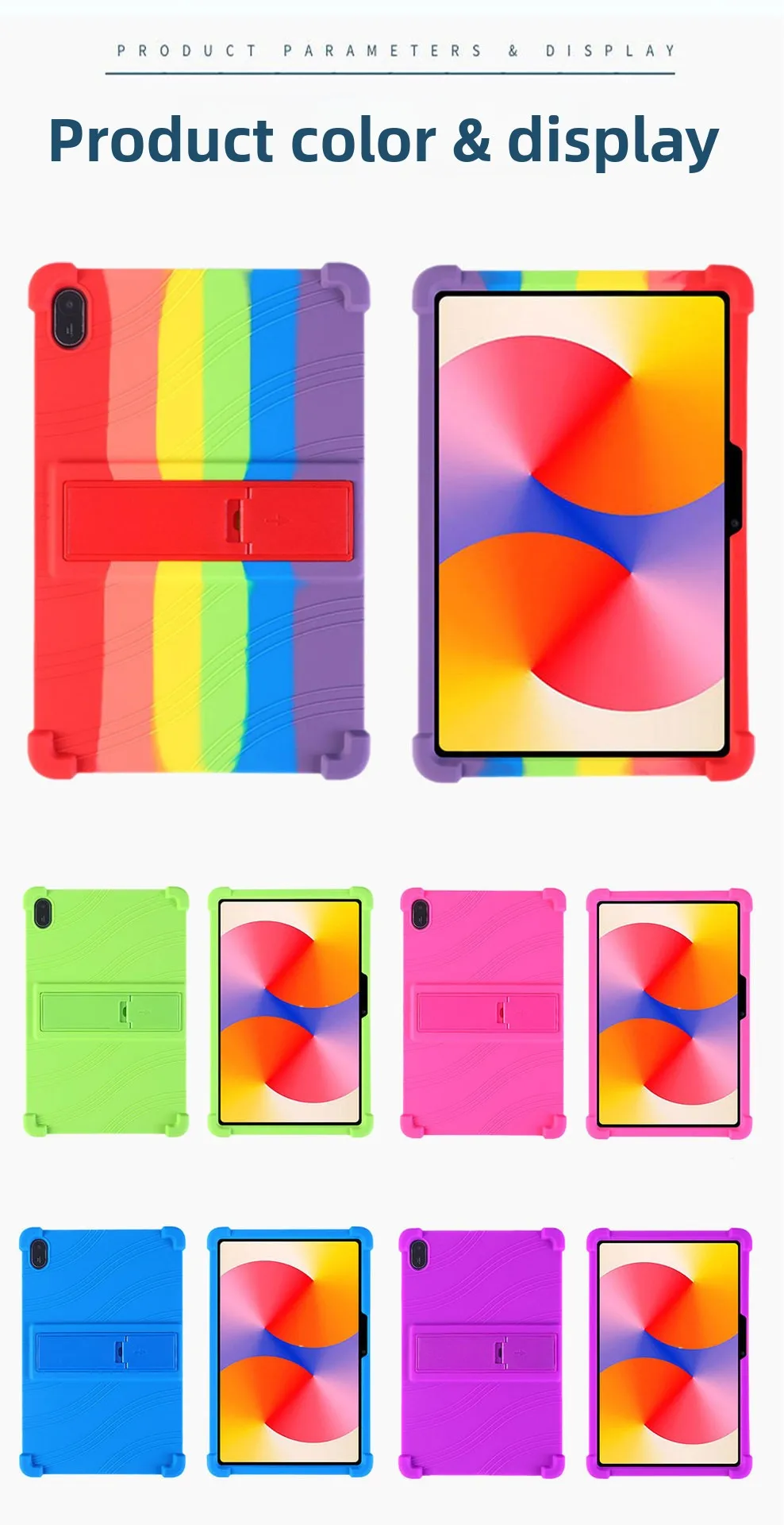 Silikonhülle für Huawei MatePad SE 11 Zoll Tablet Stoßfeste Schutzhülle mit Ständer TPU Vollschutz – Detail 9