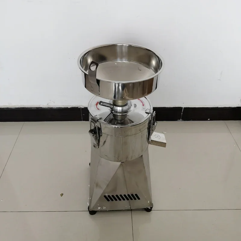 Commercial Freshly Ground Soybean Milk Machine Large Capacity Stainless Steel Funnel Dregs Tofu Machine