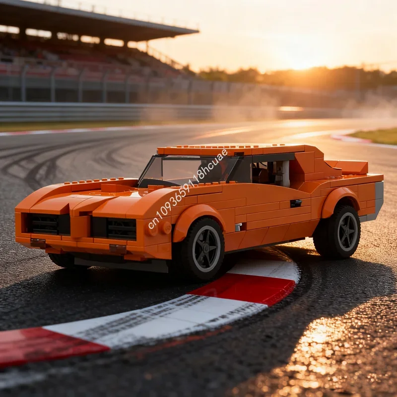 

295 деталей MOC Ponty GTO The Judge City Champions Supercar: Модель-конструктор, Рождественский подарок, Идея для самостоятельной сборки, Подарок на День рождения