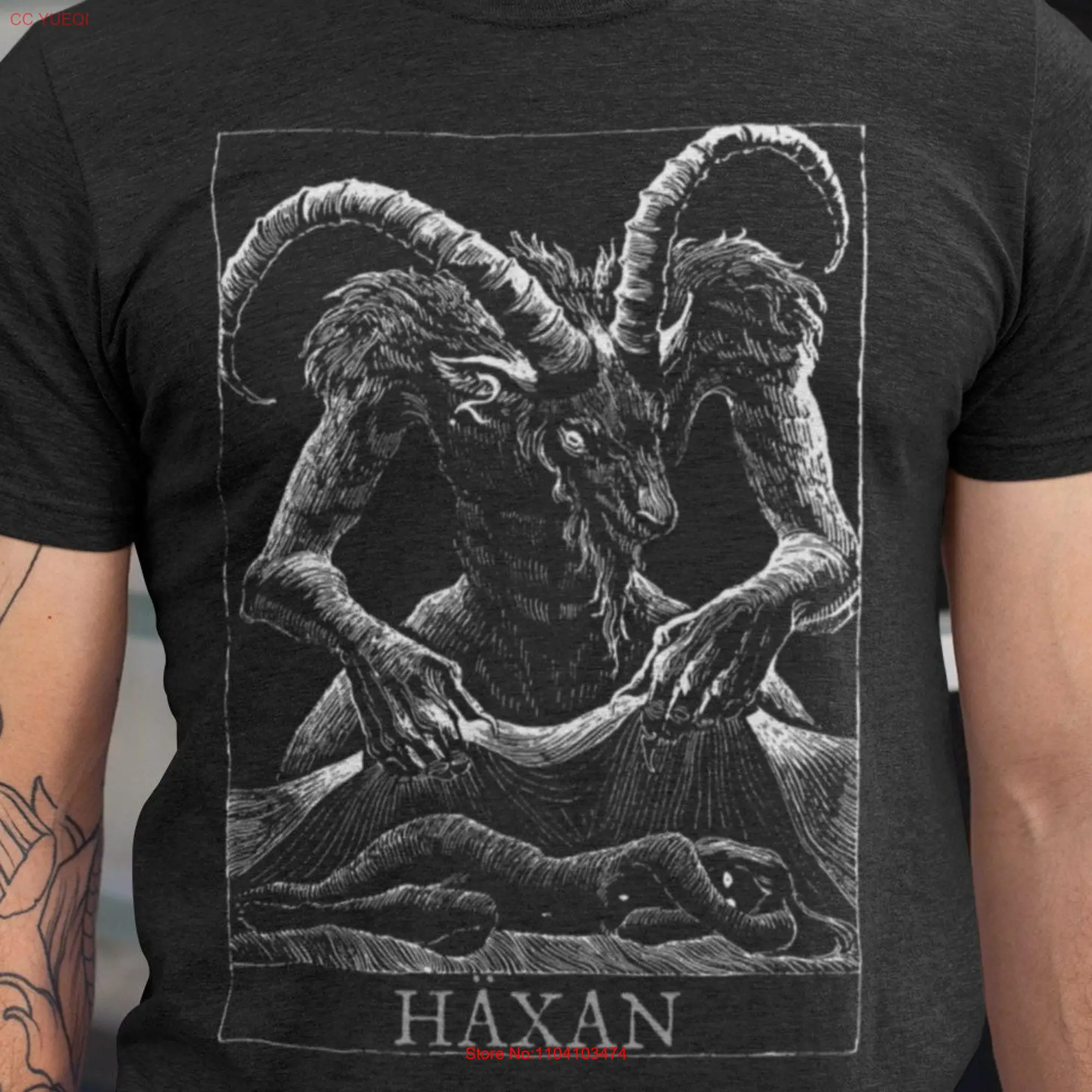 Beelzebub Witchcraft T Shirt Haxan Dark Occult long or short sleeves