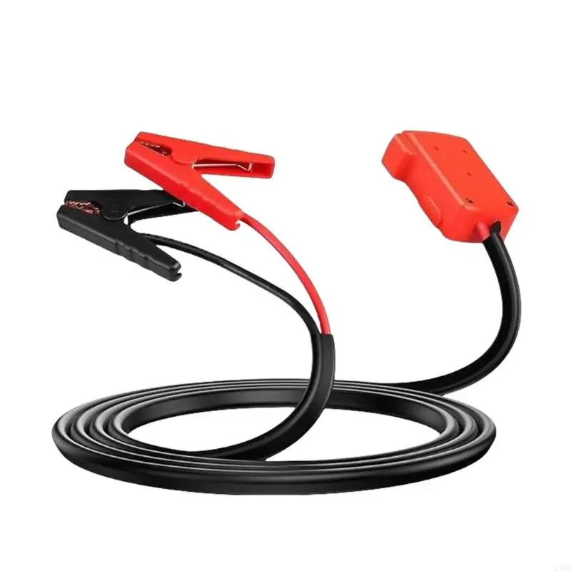 37JE Jumper Cable 8AWG Heavy Duty Jumper Battery Cable Booster Jump Starter, Reverse Polarity Protections