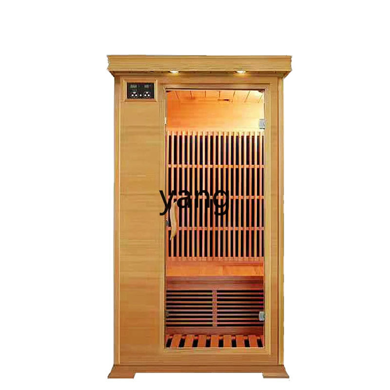 

Yjq Sweat Steaming Room Family Sauna Room Dry Steaming Light Wave Room Whole Body Sauna Set