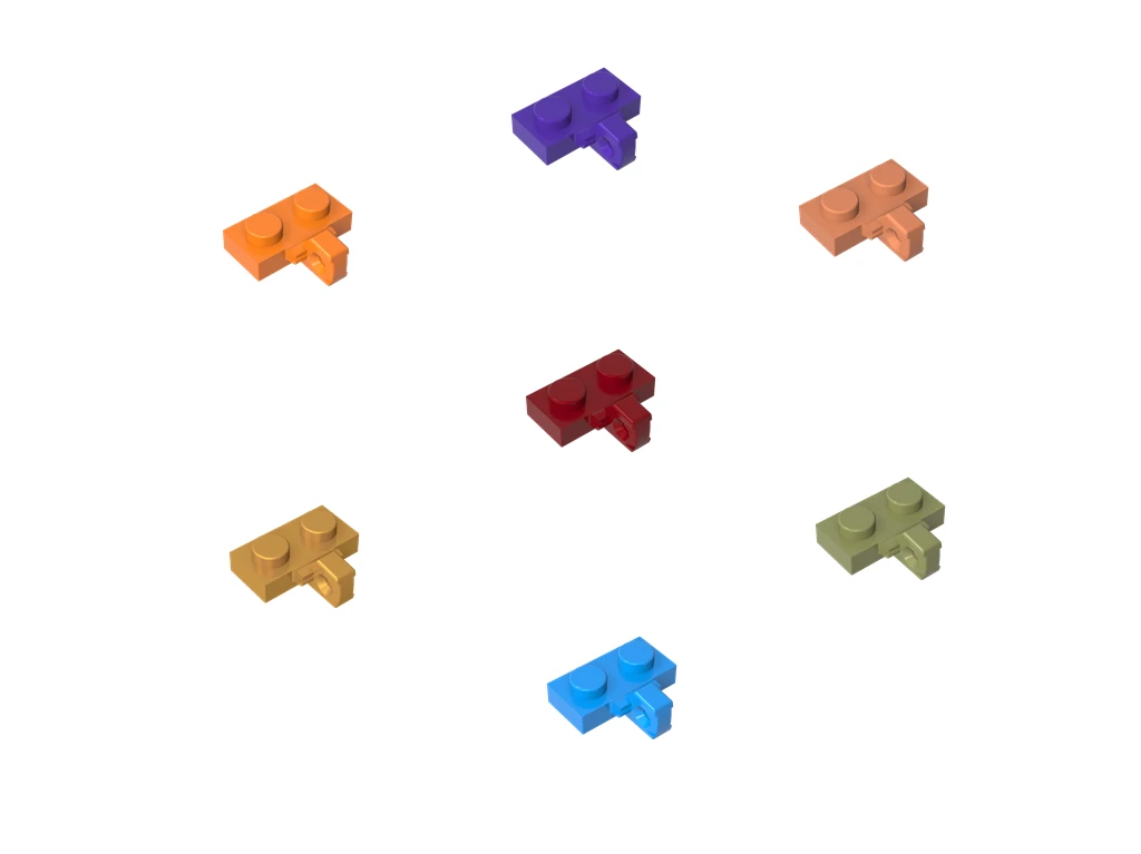 LEGO Interlock Segments 1x2 Unilaterally Articulated Protuberant Plate  Splicing Construction Blocks 822 Compatible with LEGO 44567 - Aliexpress Deal