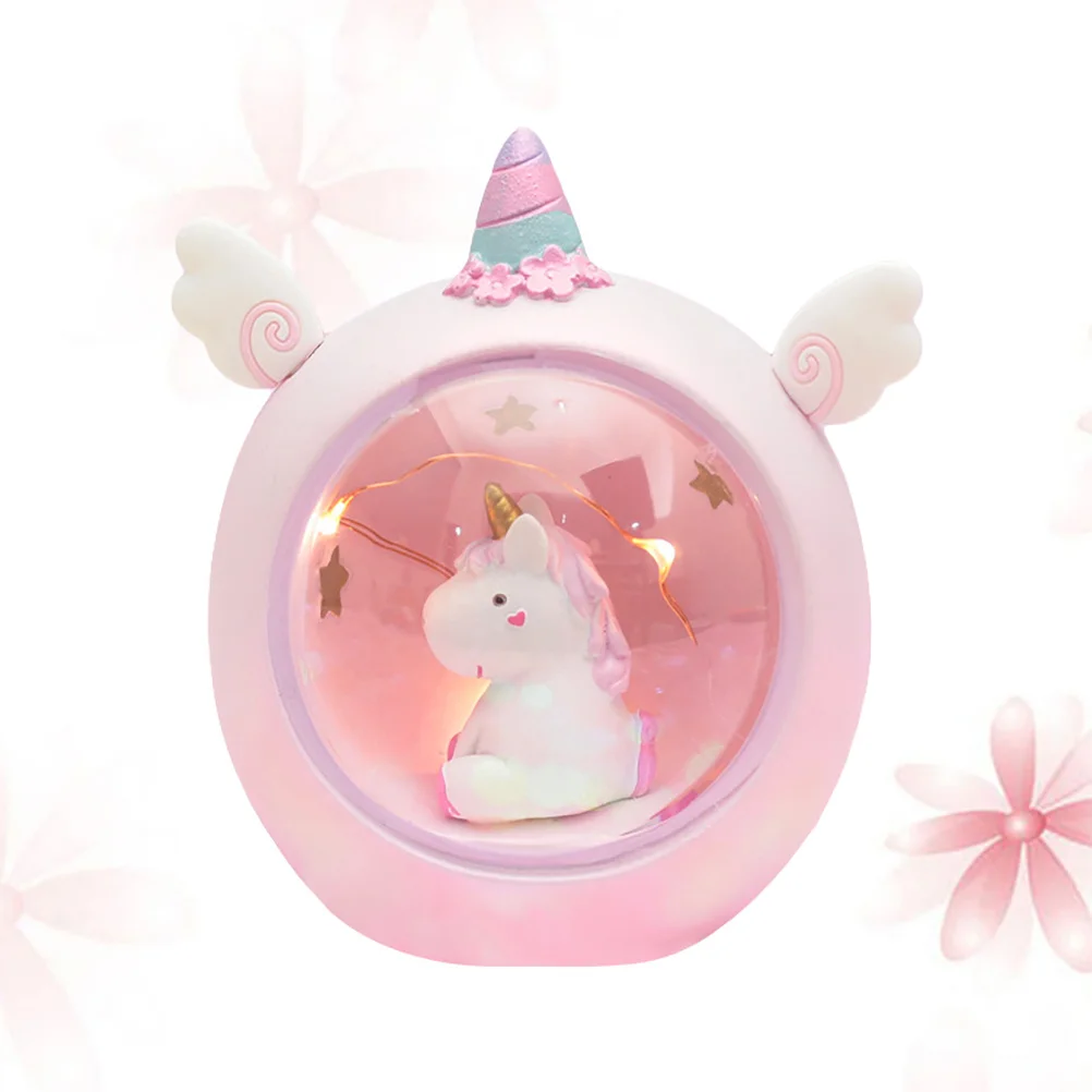 Licorne veilleuse rose chambre décor lampe cadeau étoile lune projecteur lumière pour noël anniversaire saint valentin