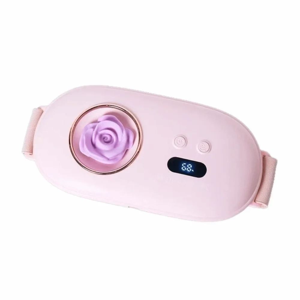 USB Charging Portable Menstrual Heating Pad Adjustment Warmth Abdomen Waist Heating Massage Pad Quiet Comfortable for 5V1800mAh