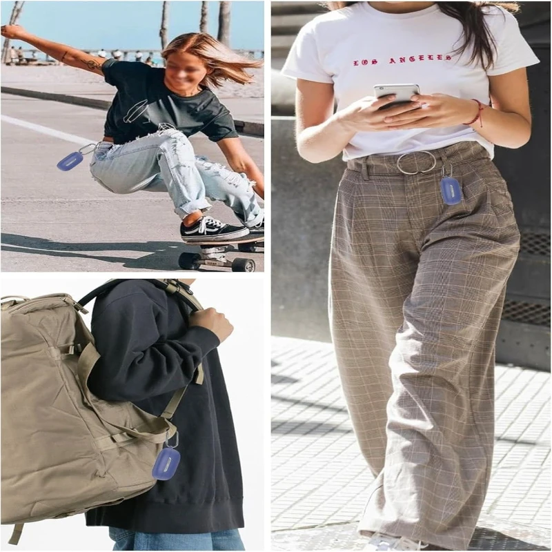 

Case for SHOKZ OpenFit 2+ T921 Earbuds 2025,Soft Silicone Protective Cover with Carabiner and Lanyard, Shockproof