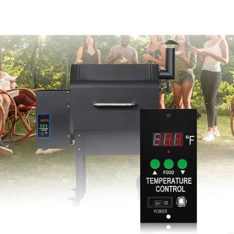 

P-1051 Grill Control Panel With Enhanced Safety 110V Non-WiFi Grill Control Circuit Board Easy to Installation N58D