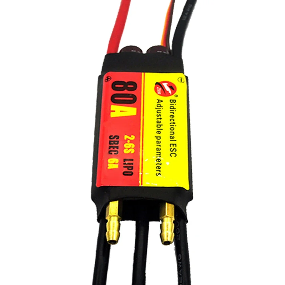 ZMR 12A 20A 30A 40A 60A 80A 100A Bidirectional Adjustable Brushless ESC For RC Car Pneumatic Underwater Propeller