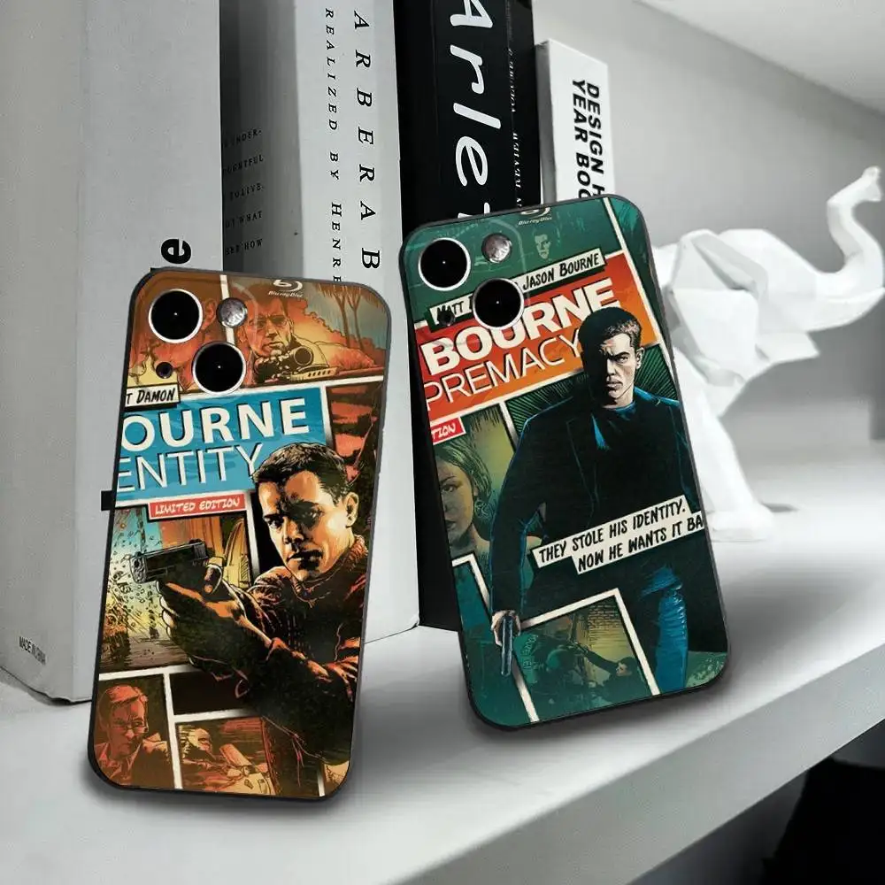 

The J-Jason B-Bourne Identity Phone Case For iPhone16,15,14,13,12 Mini 11 Pro XR,X,XS,MAX 7,8 Plus Silicone Cover Soft Black