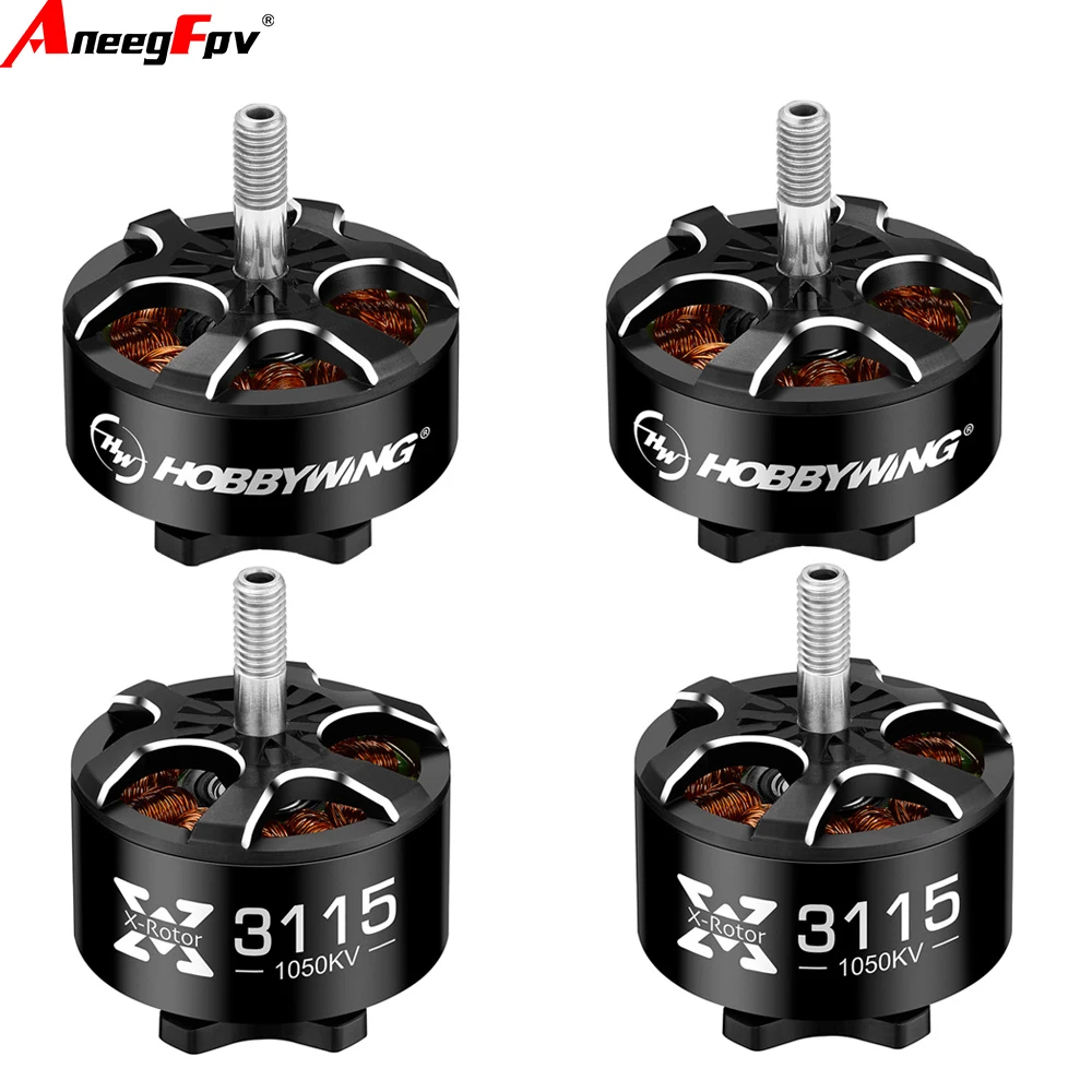 

4 шт. Hobbywing XRotor 3115 900KV 1050KV 3110 1150KV 900KV 6S бесщеточный двигатель для FPV Freestyle 9 дюймов 10 дюймов дальние дроны