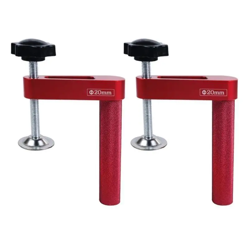 

Y1UD Aluminum Adjustable Hold Down for Table Clamps Workbench Aids Hold Down Accessories for Enhancing Woodworking Efficiency