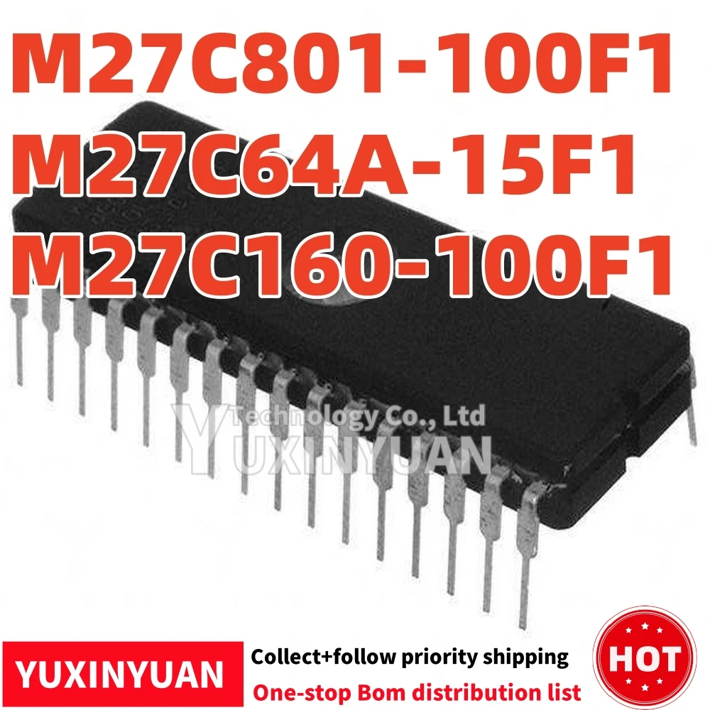 

10 шт. и новый оригинальный чип M27C801-100F1 CDIP-32 M27C64A-15F1 M27C160-100F1 M27C322-100F1 M27C801-100F6 100% доброе YUXINYUAN