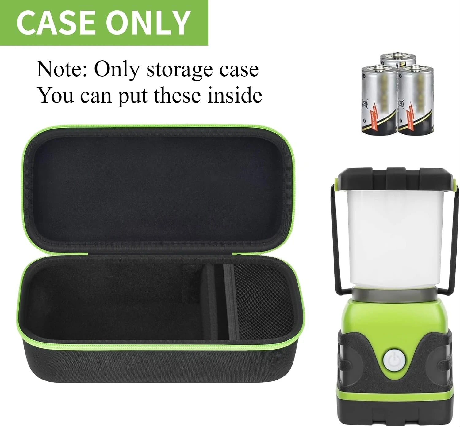 （CASE ONLY) Case Compatible with Consciot LED Camping Lantern, Battery Powered Camping Lights, Tent Flashlight Storage Bag