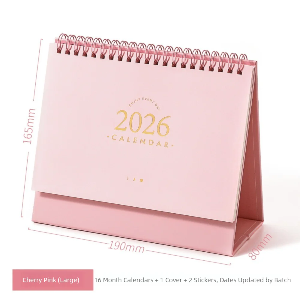 

Креативная катушка 2026, настольный календарь, портативное украшение для рабочего стола, планировщик расписания, ежедневник, подарки