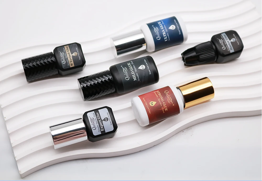 Qeelasee Professioneller Wimpernkleber 1s, schnell trocknend, wasserdicht, langlebig, mildes Wimpernverlängerungs-Make-up für den Salon – Detail 17