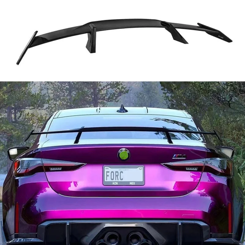 For BMW 4-Series G82 F36 G80 G23 G22 2-Door Sedan & 2020-2022 M4 Style Rear Wing Spoiler Lip Real Carbon Fiber Trunk Spoiler