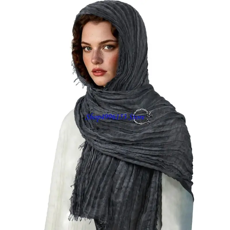 Q0ke pós apocalíptico xale cachecol shaman cowl traje medieval faixa com capuz xale com broche vikinges para halloween cosplay