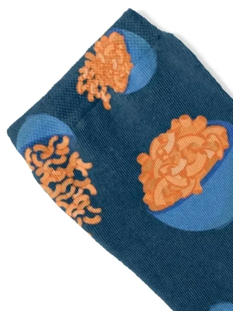 Attack of the Mac and Cheese Pattern Socks summer short Socks Ladies Men's