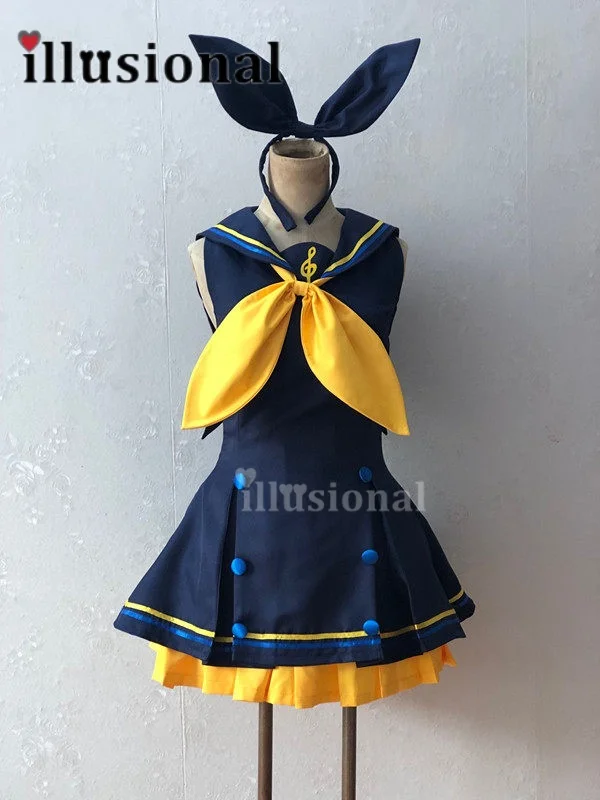 

illusional Rin Cosplay Costume JK Uniform for Halloween Comic Con Outfits can custom size made