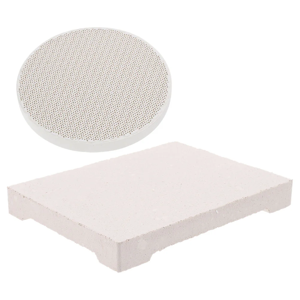 

2 Pcs Welded Refractory Bricks Jewelry Making Soldering Board Welding Block Parts for Melting Panel Gold and Silver Pad