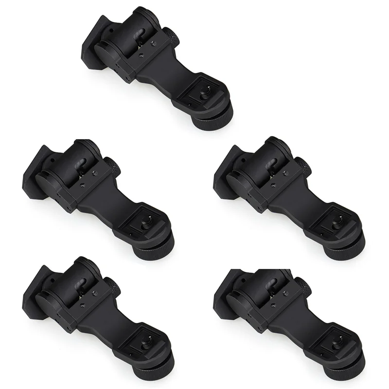 

【B74A】5X PVS-14 Dovetail J Arm Bracket NVG J Arm Night Vision Mount Aluminum Helmet Adapter
