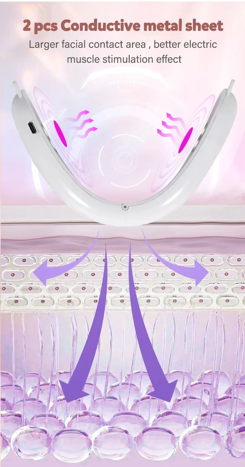 V Line Face Lift Massager Portable Facial Massage Device Rechargeable Double Chin Remove Facial Beauty Instrument
