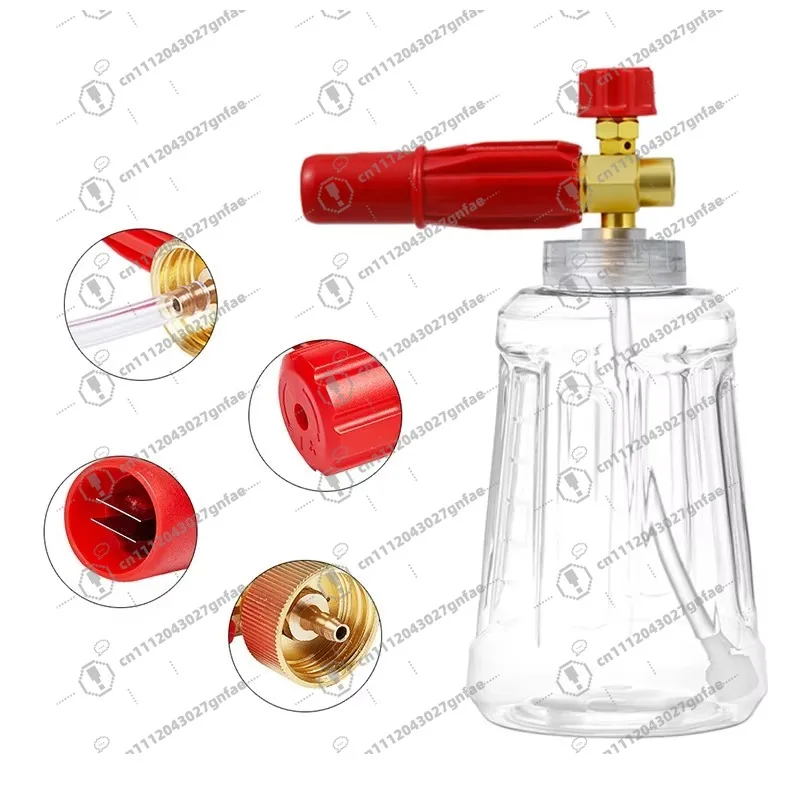 Direct sales factory high pressure Pa pot quick plug water gun set hot car wash foam gun car cleaning quick and easy tool