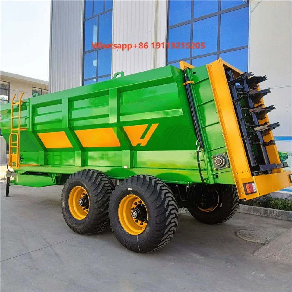 16 m³  Commercial Large Compost Spreader Vertical Manure Spreader