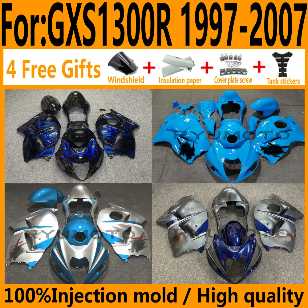 Motorcycle Fairings kit fit for GSXR1300 1997 -2007 1998 2006 2005 2004 2002 GSX1300R GSXR 1300 full Fairing bodywork kits