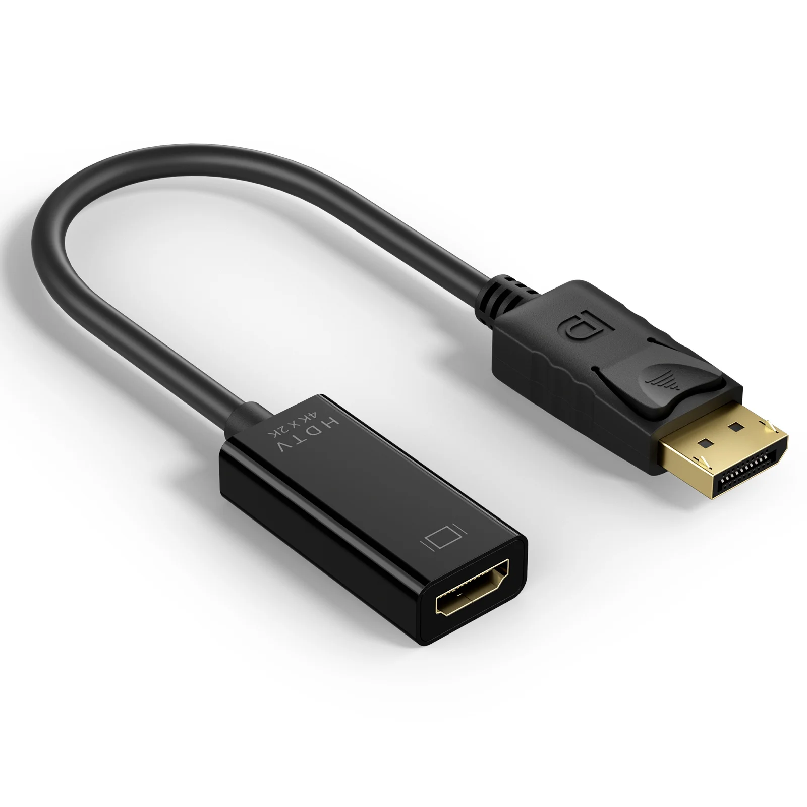 4K 30HZ DP to HDMI-compatible Cable Adapter Male to Female For Laptop Projector TV Monitor PC DP to HDMI Cord Converter