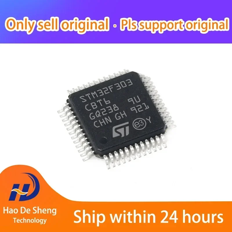10PCS/LOT STM32F303CBT6 LQFP-48 New Original In Stock，Active Components