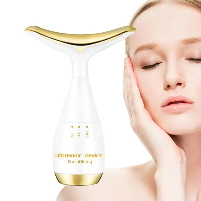 Herramienta de esculpir cara para mujer, masajeador Facial eléctrico, dispositivo de tóner de masaje de cuello Facial, herramienta para el cuidado de la piel