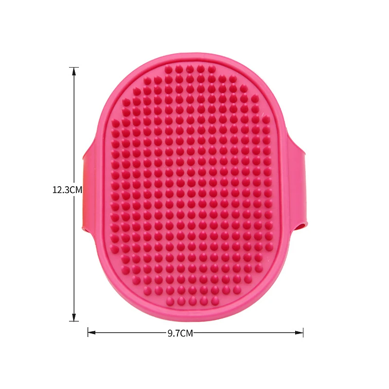 Soft Rubber Dog Cat Brush Silicone Pet Bath Cat Hair Remover Comb Massage Brush Pet Supplies Dog Grooming Wash Cleaning Supplies