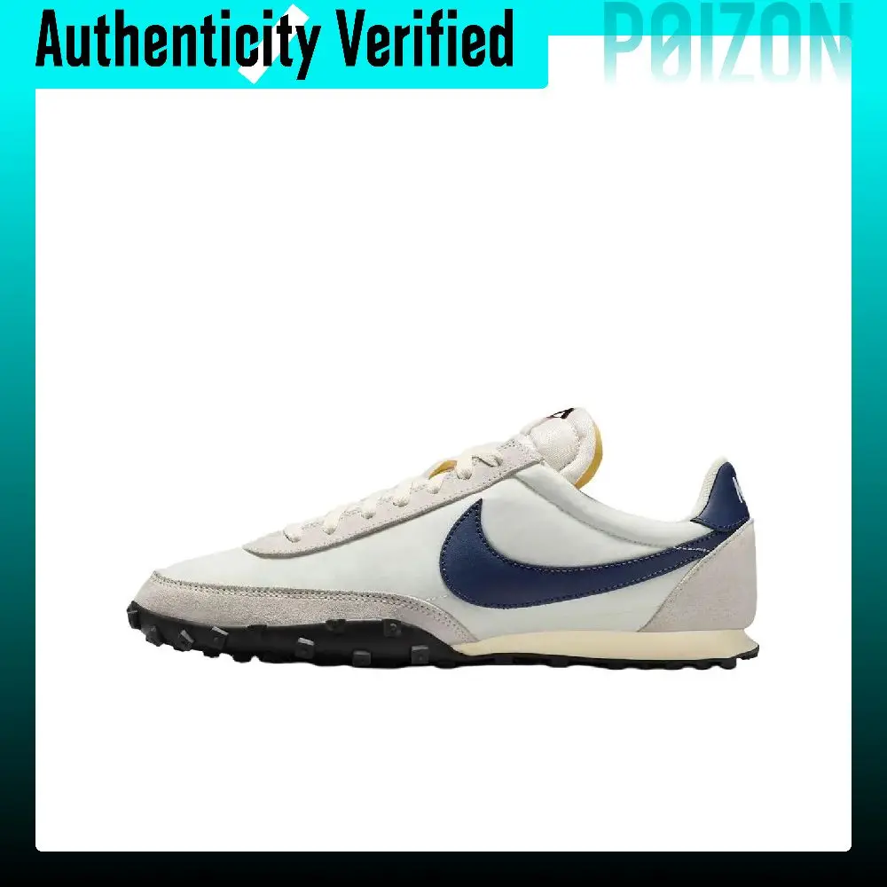 Nike Waffle Racer Suede Casual Shoes Men's Ecru IM8658-100