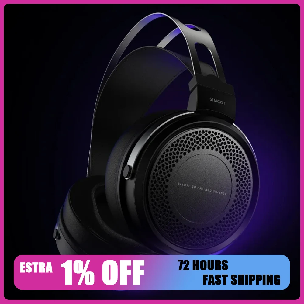 SIMGOT EP5 Dynamic Driver 50mm High Resolution Audio Headphone